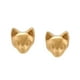 thumbnail image 1 of Aretes Broquel Gato Kitten Para Dama o Niña Oro 24K Lam dorado Unitalla, 1 of 7