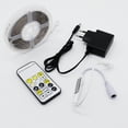 thumbnail image 3 of OGEDNAC Under Cabinet Lighting kit, LED Strip Lights with Remote, Dimmable Under Cabinet Lights for Kitchen Cabinet, Counter, TV Back, Showcase 2700K-6500K Warm to Daylight White, 16.4ft, 3 of 9