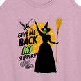 thumbnail image 3 of The Wizard Of Oz - Give Me Back My Slippers - Women's Racerback Tank Top, 3 of 5