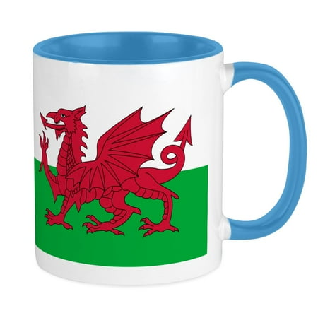 

CafePress - Welsh Flag Of Wales Mug - Ceramic Coffee Tea Novelty Mug Cup 11 oz