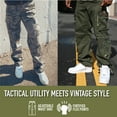 thumbnail image 4 of Rothco Vintage Paratrooper Cargo Fatigue Pants,Tri-Color Desert Camo, 4 of 5