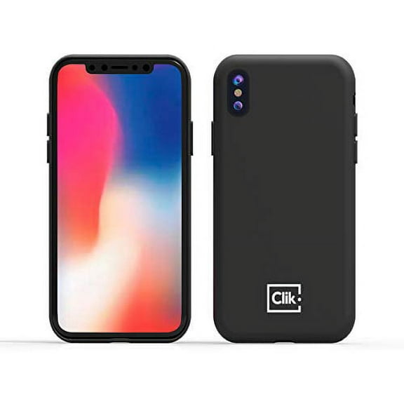 CLIK Silicone Case for Apple iPhone Xs Max - Black