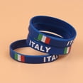 thumbnail image 2 of 10 PCS Bandera de bandera impresa Silicona Mintería de silicio de moda Sports Sports Pulsera de pulsera de mano para el partido de fútbol deportivo (Bélgica), 2 of 6