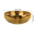 thumbnail image 2 of Cuenco redondo de acero inoxidable para guardar llaves, baratijas y joyas, ideal para el pasillo o la mesa, ideal como contenedor decorativo para el hogar., 2 of 6