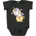 thumbnail image 3 of Inktastic Teacup Unicorn Boys or Girls Baby Bodysuit, 3 of 5
