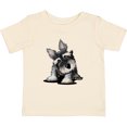 thumbnail image 3 of Inktastic Curious Schnauzer Boys or Girls Baby T-Shirt, 3 of 5