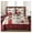 Good Wishes, variant on Christmas Quilt Set Snowman Reindeer Cardinal, Winter Bedspread 3 Piece, Lightweight Coverlet Comforter for Queen or King Beds