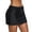 Black2, variant on DODOING Womens Swimwear Bottoms Swim Skirts Swimsuit Pants Beach Sports Bikini Short Boardshort Swinwear Bottom Swim Brief Bathing Suit Solid Color