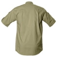 thumbnail image 4 of TAG Safari Men's Buffalo Logo Short Sleeve Shooter Shirt (Khaki, Small), 4 of 4
