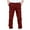 1-Red, variant on Giftesty Big Kids Boys & Girls Casual Athletic Cargo Multi-Pocket Elastic Waist Durable Long Trousers for Daily Play Sports Outings