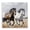 Wild Run Twin Horses, variant on Stupell Industries Rustic Lodge Trotting Mountain Stallions Canvas Art, 17 x 17, by Noah Bay