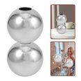 thumbnail image 1 of RENACLIPY 2 Pcs Sphère Réfléchissante en Acier Inoxydable Résistante aux Intempéries pour Décoration de Jardin, 1 of 7