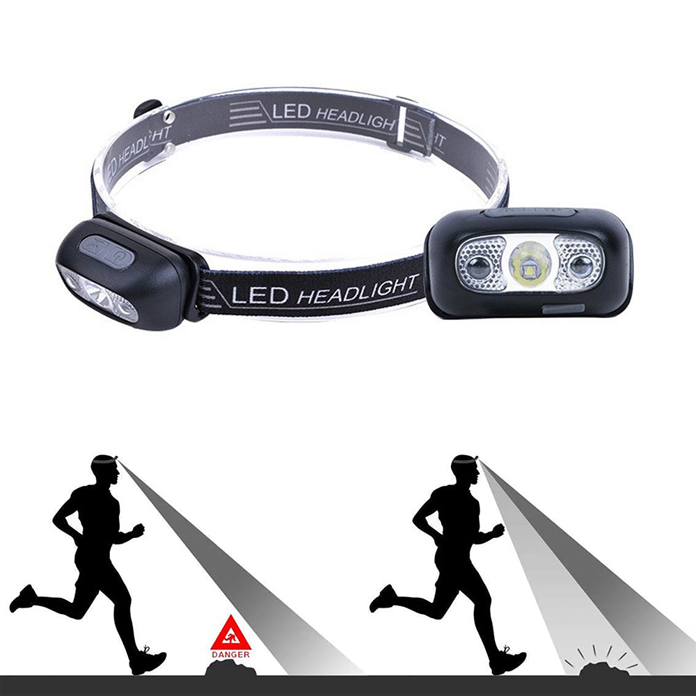 Headlamp LED Rechargeable Headlamp Kids 5 Lighting Modes Waterproof