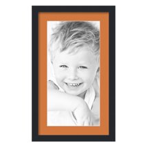 ArtToFrames 14x24" Matted Picture Frame with 10x20" Single Mat Photo Opening Framed in 1.25" Satin Black and 2" Octoberfest Mat (FWM-3926-14x24)