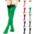 thumbnail image 5 of WTXUE Thigh-High Stockings, Socks for Women Thigh High Socks Womens Long Socks Bowknot Pure Color Socks over The Knee Socks Festival Christmas, 5 of 8