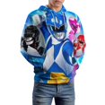 thumbnail image 6 of Power Rangers Unisex Adult Hoodie Casual Hooded Sweatshirt Pullover Novelty 3D Printed Sweater Jacket S, 6 of 8