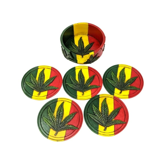 RASTA COASTER SET