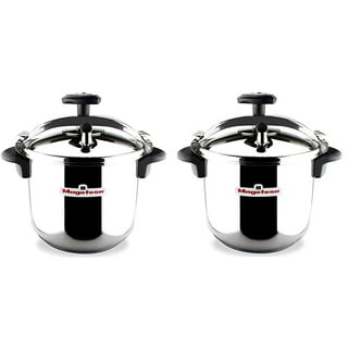 MAGEFESA Star Quick Easy To Use Pressure Cooker, 18/10 Stainless Steel,  Suitable for induction. Thermodiffusion bottom, 3 Security Systems (8 QUART)
