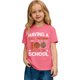 thumbnail image 2 of Las niñas camiseta de manga corta - de vuelta a la escuela Casual de alta calidad camiseta de algodón suave, tamaños de 2-13 años, 14 colores, lindo diseño de 100 días de impresión gráfica, 2 of 4
