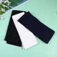 thumbnail image 4 of 6Pcs Tejido de punto elástico Manga Puño Paño Cuello Puños Cloth Accesorios de ropa (Beige, Azul, Blanco, Jeans Azul, Azul oscuro), 4 of 5