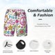thumbnail image 3 of Fotbe Peace Love and Dove Flower Power Traje de Baño para Hombre – Shorts de Natación de Secado Rápido con Forro y Bolsillos-X-Large, 3 of 6