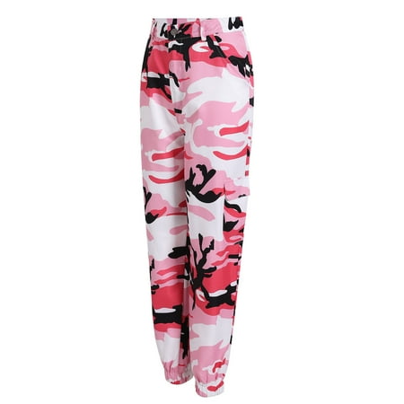 

Women s Joggers Pants，camouflage High Waisted Running Sweatpants for Women Tapered Active Yoga Lounge Casual Pants with Pockets