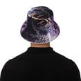 thumbnail image 5 of Bingfone Purple Moon Cat Bucket Hat for Men Women,Packable Reversible Printed Sun Hats,Fisherman Outdoor Travel Hiking Beach Caps, 5 of 7