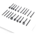 thumbnail image 3 of 20 Pcs Rotary Burrs, Hss Rotary Burrs Milling Bits Woodworking Routing Tool Accessories Rotary Tool 3Mm Shank For Dremel, 3 of 5