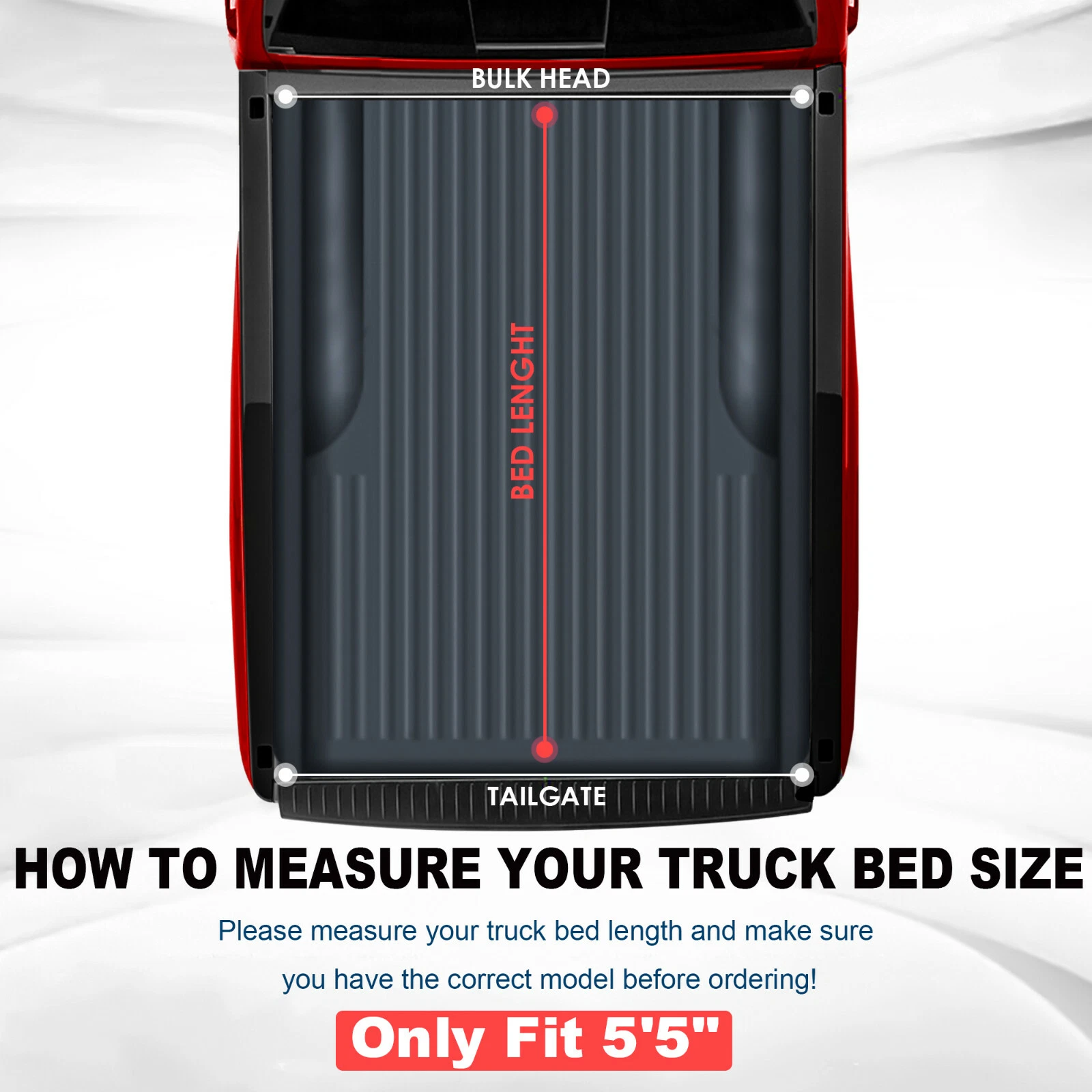 MOSTPLUS 5.5FT  Tonneau Cover for 2009-2026 Ford F150 F-150 Soft Roll Up Truck Bed W/ LED