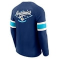 thumbnail image 3 of Men's Darius Rucker Collection by Fanatics Navy Pittsburgh Penguins Waffle-Knit Raglan Long Sleeve Henley T-Shirt, 3 of 6