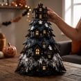 thumbnail image 5 of STIJGGN DIY Halloween Quilted Fabric Tree Kit, Pre-cut Patchwork Fabric Assembly, Autumn Home Decor & Creative Holiday Gift (Ghost House), 5 of 6