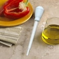 thumbnail image 3 of yulier Turkey Baster, Food Grade Meat Baster Syringe for Cooking Basting, Turkey Oil Suction Tube, 11 inch Poultry Baster with Measuring Lines and Silicone Suction Bulb, White, 3 of 4