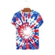 thumbnail image 5 of Tops para hombre, blusas y camisas de cuello redondo y manga corta para hombre Top estampado de manga corta para el Día de la Independencia para hombre Top/camisa de cuello redondo y manga corta para, 5 of 5