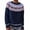 Navy, variant on Bovemsi Womens Sweaters Autumn Winter Casual Pullover Tops Long Sleeve Crewneck Sweater Fall Sweaters