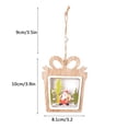 thumbnail image 1 of Christmas Decorations Christmas Decorations, Wooden Christmas Hollowed Out Christmas Tree Pendants, Wooden Double Layer Pendants, Christmas Series Christmas Crafts, 1 of 2