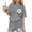 Gray, variant on BLTIBY Girls Summer 2 Piece Outfits Printed Short Sleeve T Shirts Top with Shorts Fashion Casual Sports Sets Beige 9-10Years