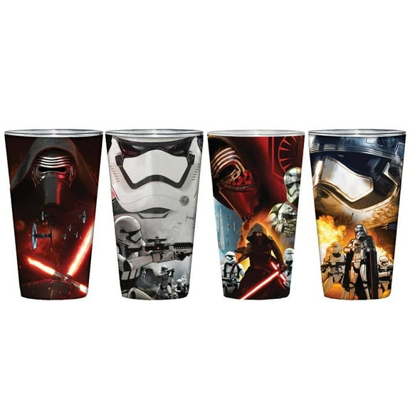 star wars: episode vii the force awakens 4-pc. glass set
