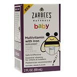 ZarBee's Naturals Baby Multi Vitamin With Iron 2.0 oz. (pack of