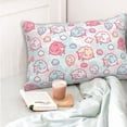 thumbnail image 4 of Honeii Cute Sheep Print Pillow Cases,Plush Throw Pillow Covers,Decorative Pillowcase for Sofa, Couch, Living Room-14"x20", 4 of 6