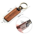 thumbnail image 4 of Milue Wooden for Key Chain Rectangle for Key Chain DIY Craft Christmas Gift fo, 4 of 6