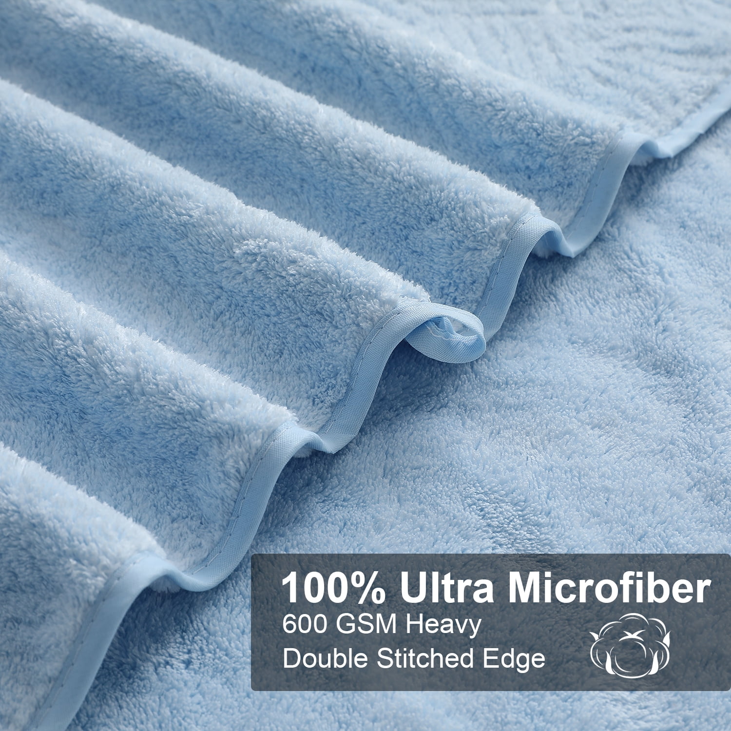 Green Essen 8 Pieces Extra Large Bath Towel Set 35"x 70" Highly Absorbent Quick Dry Bath Sheets 600 GSM Bath Towel Clearance Oversized Soft Shower Towels for Bathroom Spa Hotel Gym(Blue)