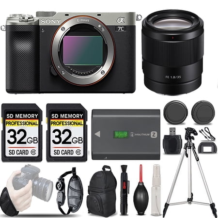 Sony a7C Camera (Silver) +35mm Lens -LOADED KIT