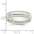 thumbnail image 2 of 925 Sterling Silver 5mm Comfort Fit Milgrain Band Ring Size 13.5, 2 of 6