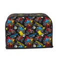 thumbnail image 2 of Kdxio Monster Car Print Toaster Cover Bread Machine Cover Fits for Most Standard 2 Slice Toasters,Keep Toaster Free From Dust And Fingerprint Oven Dustproof Cover, 2 of 7