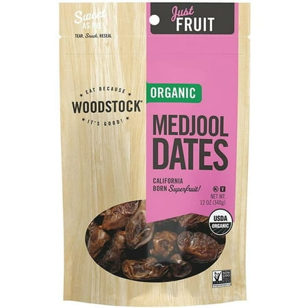 Woodstock Organic Medjool Dates - Case of 8 - 12 oz.
