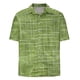 thumbnail image 5 of Blusa y camisa de manga corta con cuello vuelto para hombre, blusa informal holgada con botones y cuello vuelto, blusa de poliéster para hombre, 5 of 5