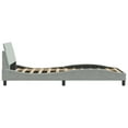 thumbnail image 5 of vidaXL Bed Frame with Headboard Platform Mattress Foundation Bedroom Velvet, 5 of 8