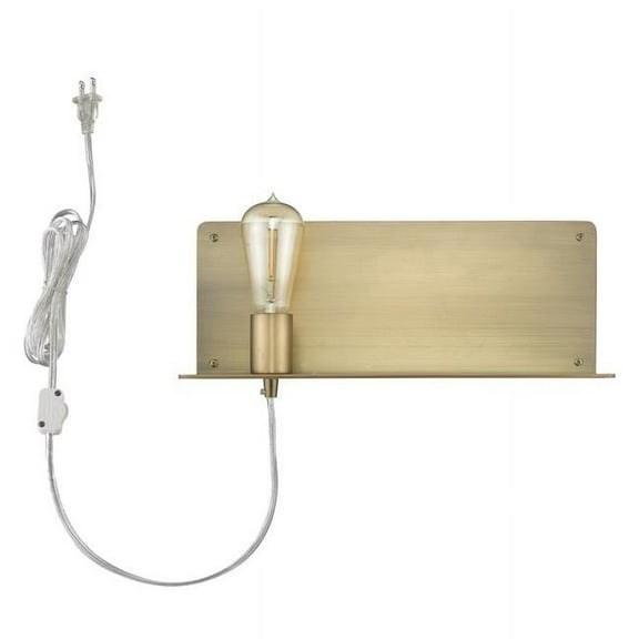 Trend Lighting TW40072AB 6 in. Arris 1-Light Aged Brass Sconce