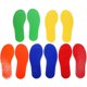 thumbnail image 1 of 10Pcs Soccer Training Markers Sports Training Carpet Marker Football Training Signs Footprints Marker, 1 of 4