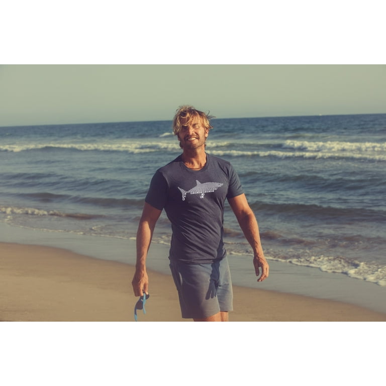 Mens Dun Dun Shark Theme T-Shirt Cool Graphic Great White Music